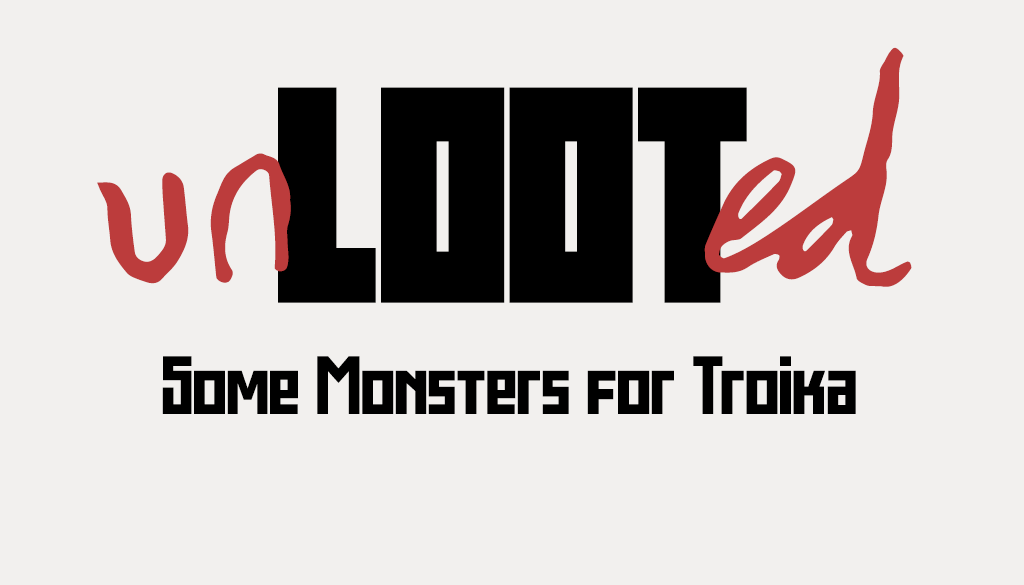 Cover image for Some Monsters For Troika
