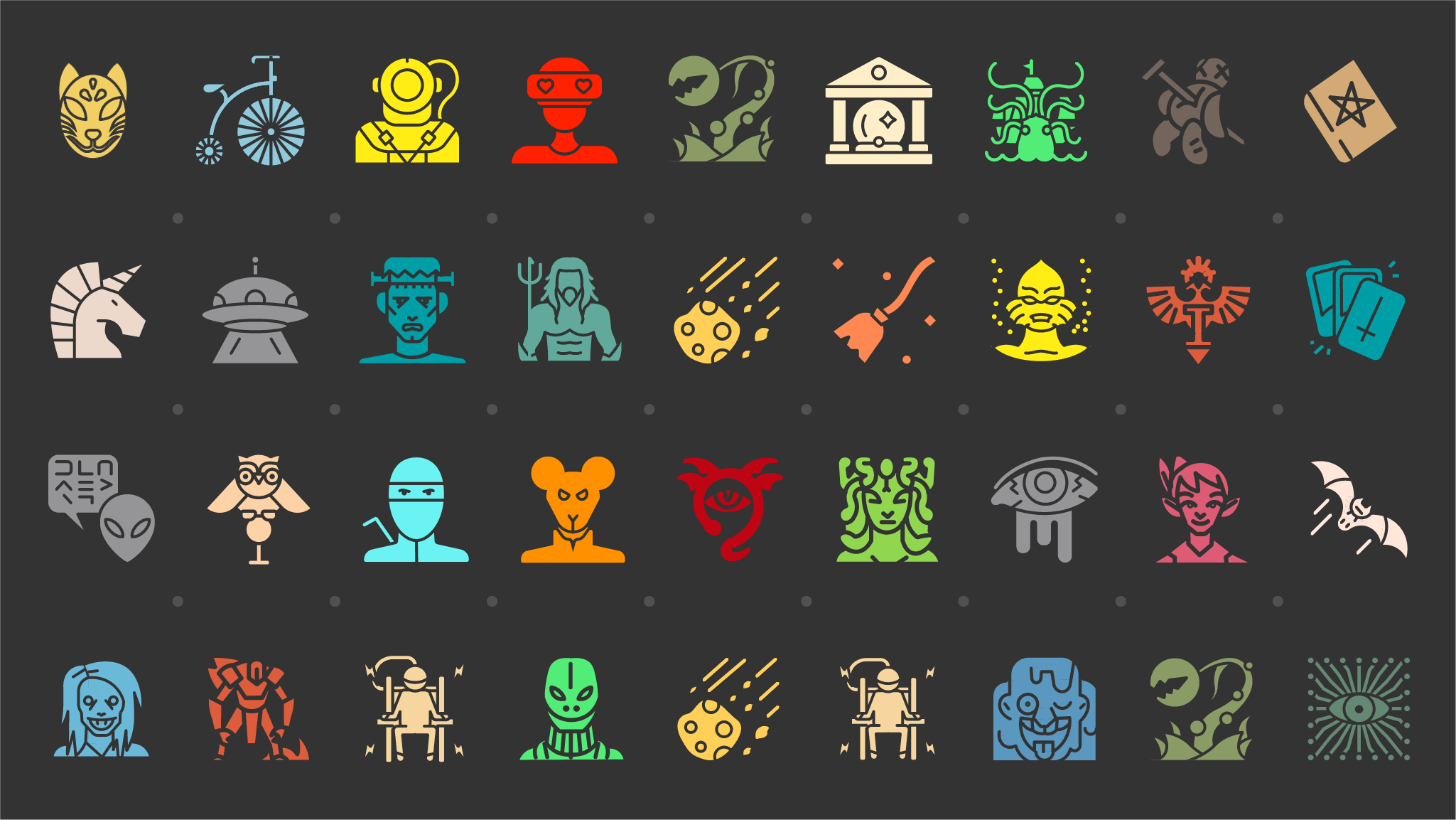 Ikonthology: The Visual Compendium of Fictional Icons