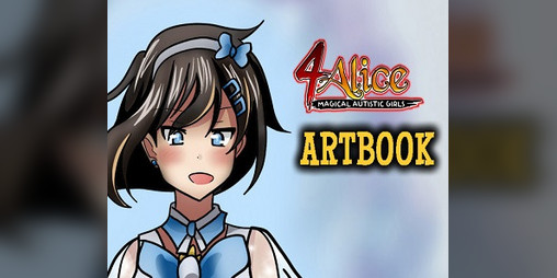 Cover image for 4 Alice Magical Autistic Girls PDF Artbook