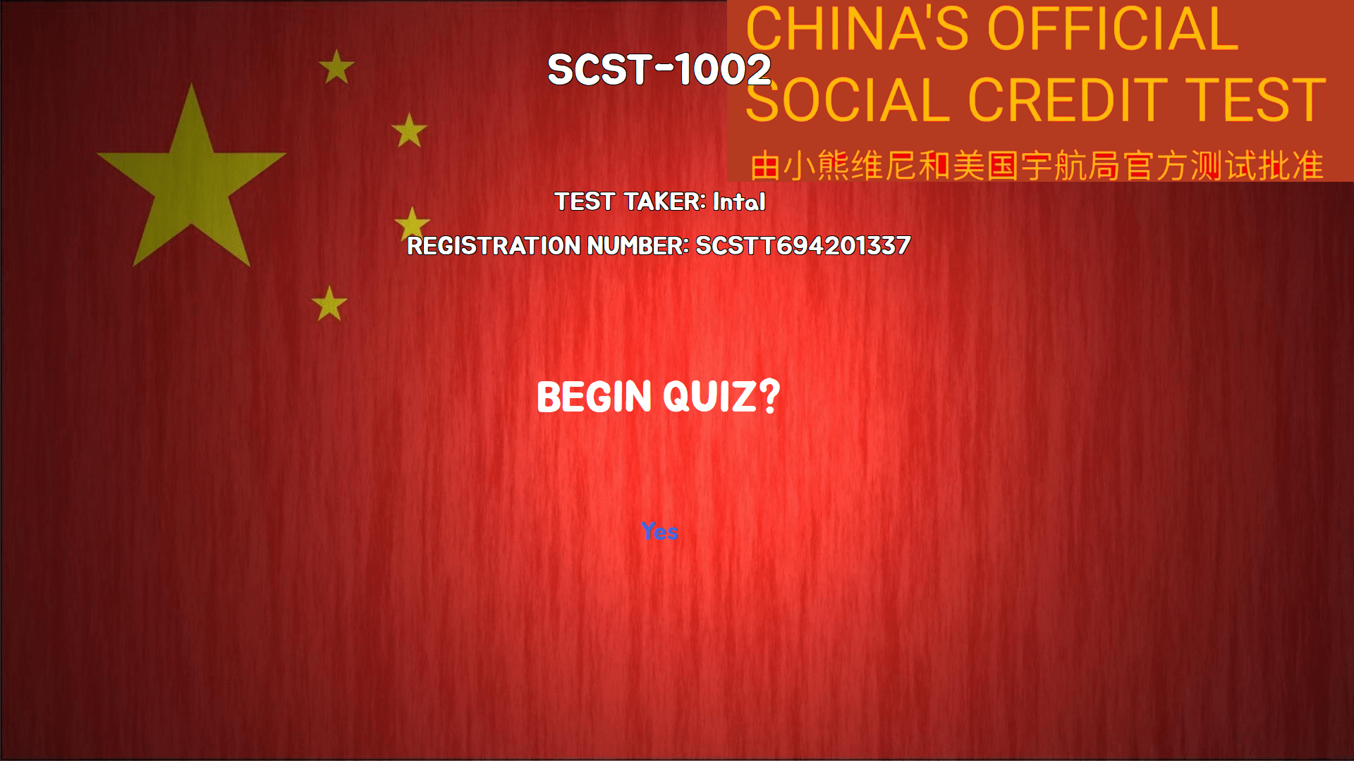 Minimum Hello English Score Test