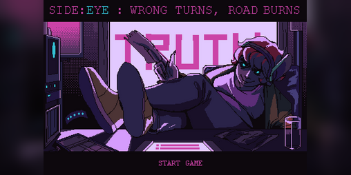 Cover image for SIDE-EYE: WRONG TURNS, ROAD BURNS