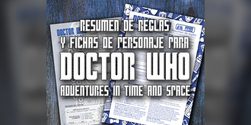 Cover image for Resumen de reglas y ficha para Doctor Who RPG