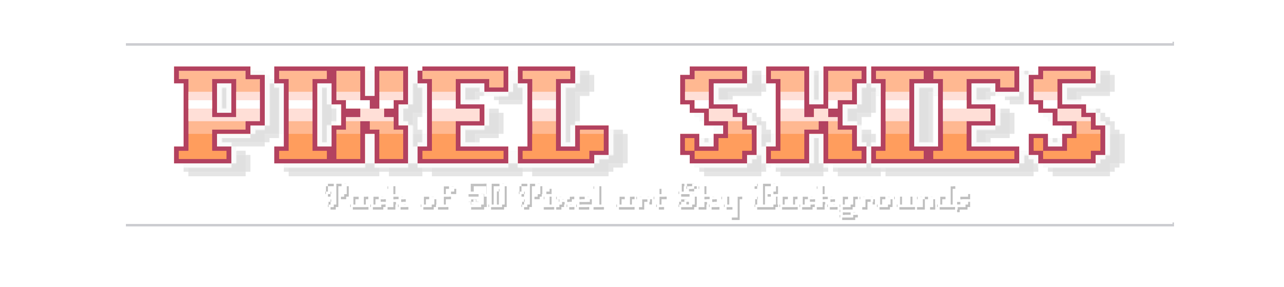 Pixel Skies - Pixel art Sky Background pack