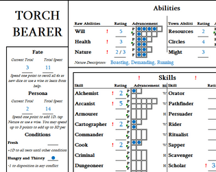 Torchbearer Iconic Characters  