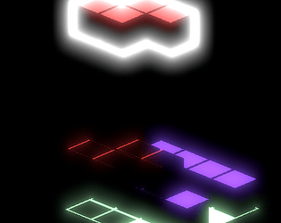 3D Neon Tetris