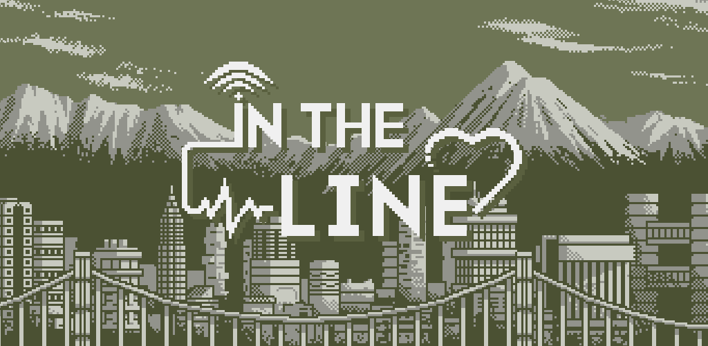 In the line