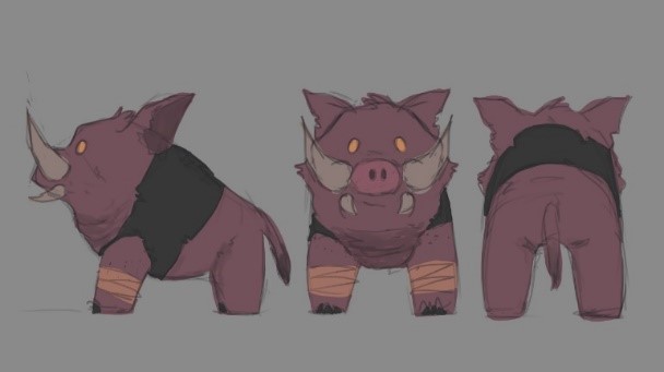 Concept art babi ngepet