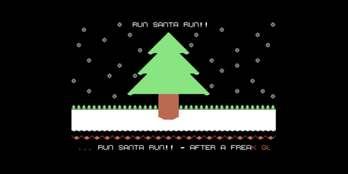 Cover image for Run Santa Run!! C64.