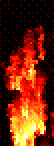 -p1 -fire : Palette de feu par défault (rouge, orange, jaune)