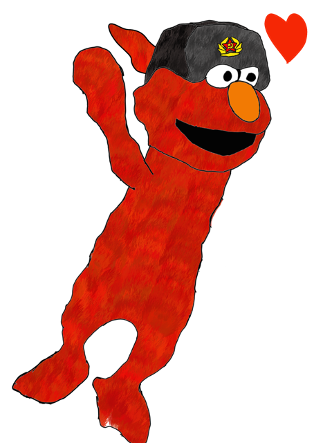 Russian Elmo by Just Burger N' Stuff