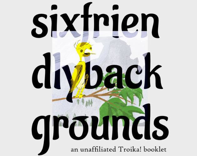 Cover image for Six Friendly Backgrounds for Troika!