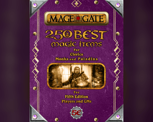 250 Best Magic Items for Clerics, Monks, and Paladins  