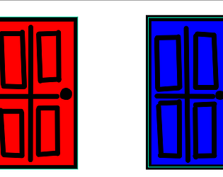 Door choice game