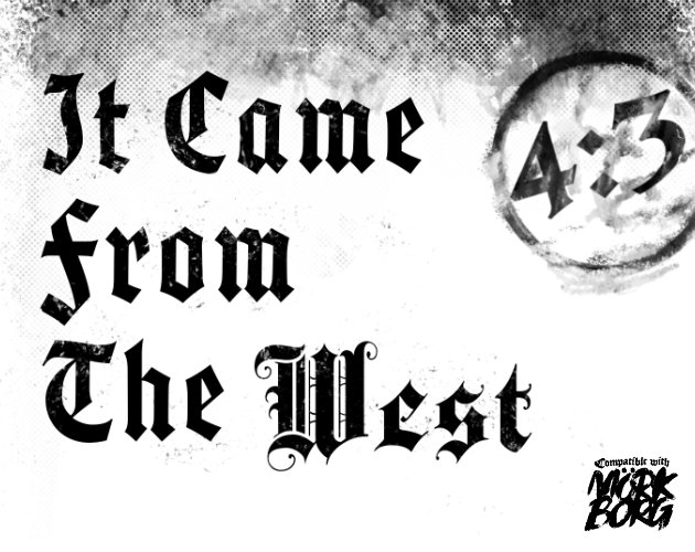 Cover image for Mörk Borg - It Came From The West