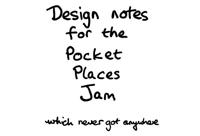 Cover image for Unfinished Pocket Places Jam Notes