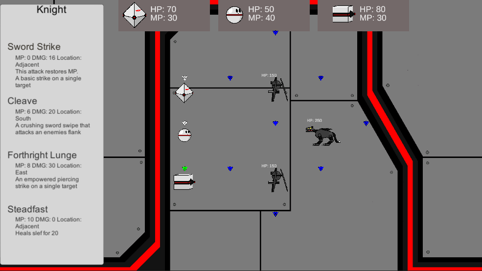 Positional Turn Based Combat Test