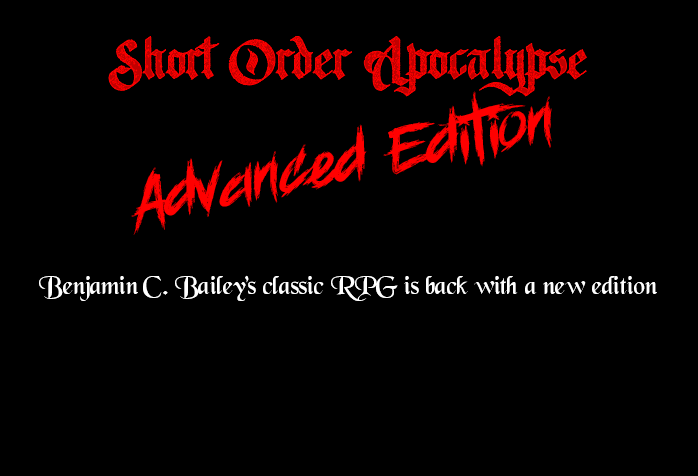 Cover image for Short Order Apocalypse Advanced