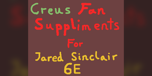 Cover image for Creus Fan Supplements for Jared Sinclair 6E