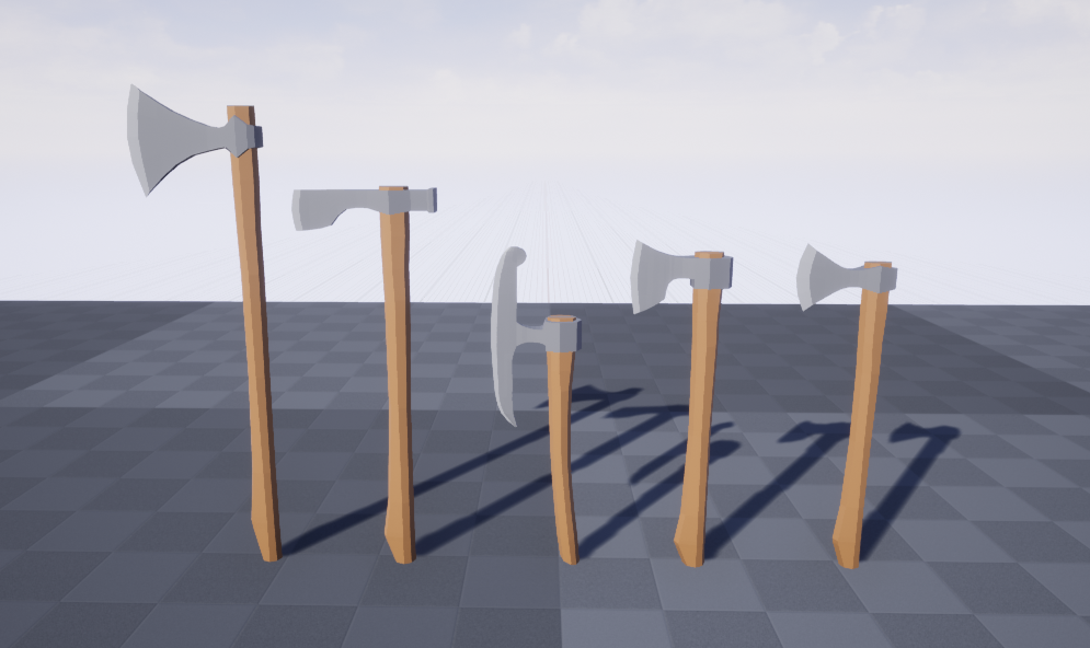 Low Poly Axes