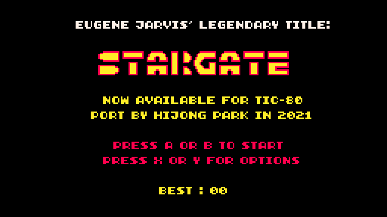 Cover image for Stargate for TIC-80