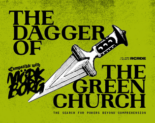 The Dagger of the Green Church, for Mörk Borg  