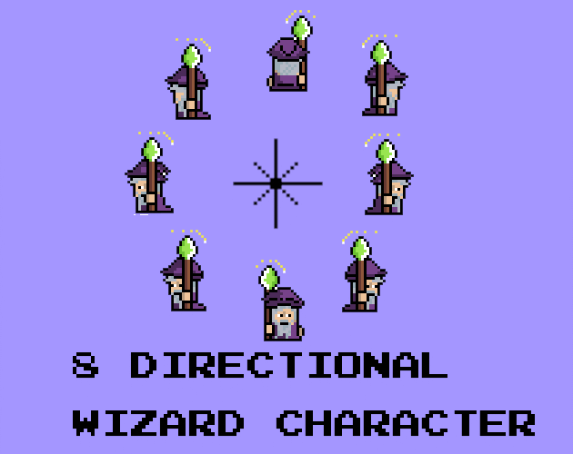 Free Wizard Sprite Sheets Pixel Art Download 