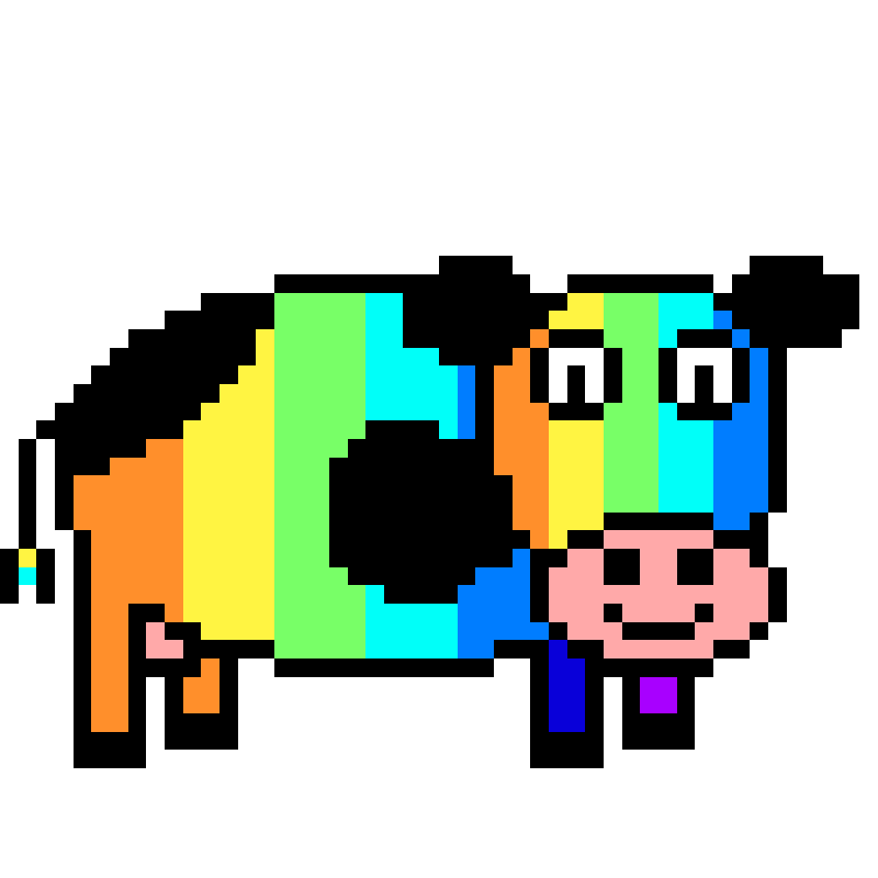 Rainbow Cow