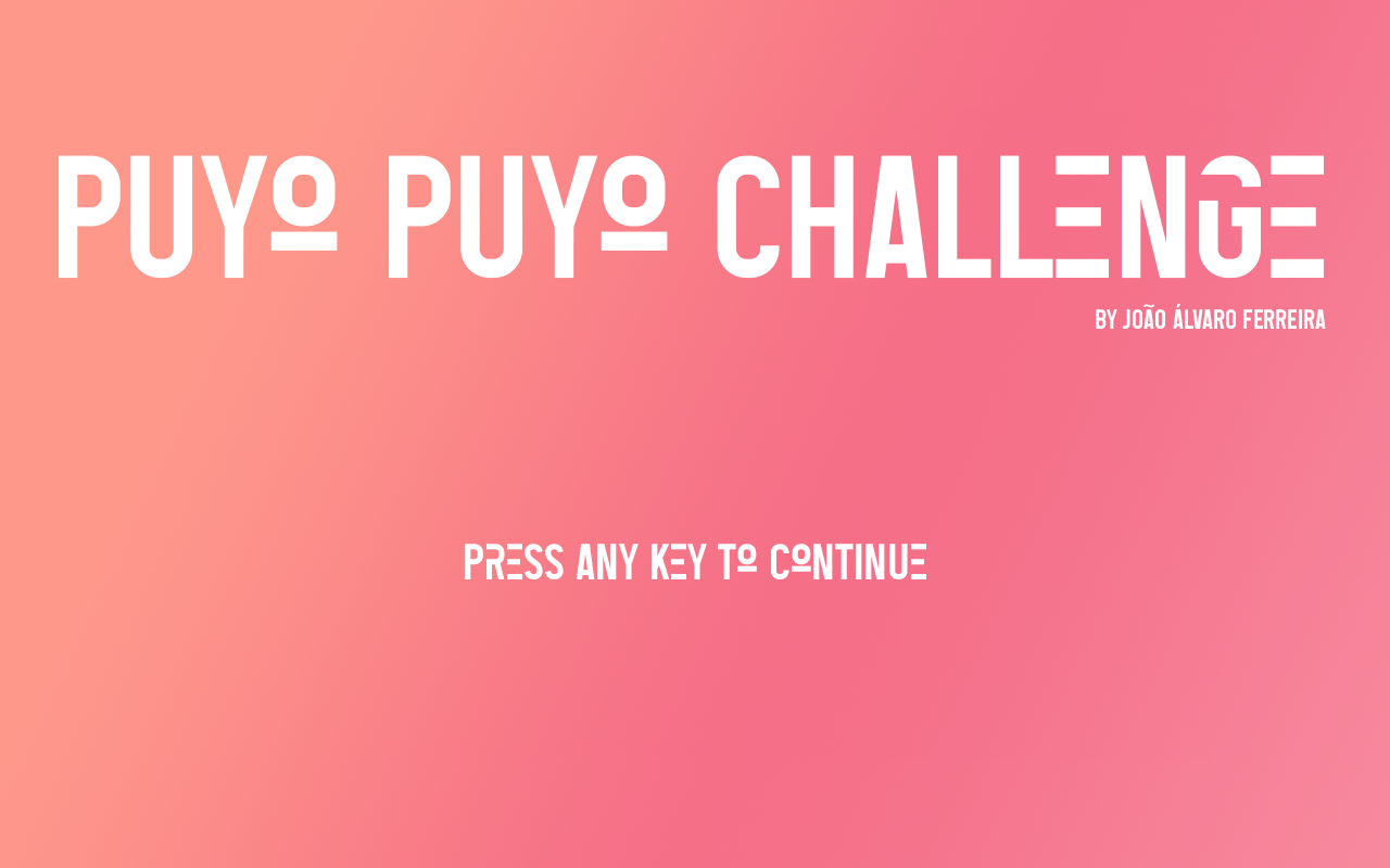 Puyo Puyo Challenge