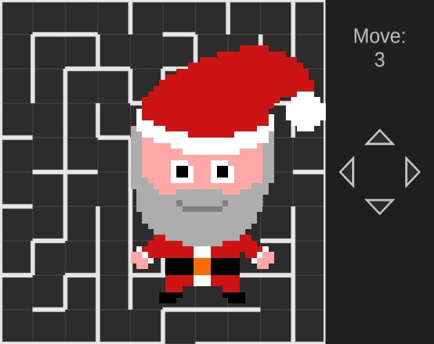 Drunk Santa Puzzle Maze