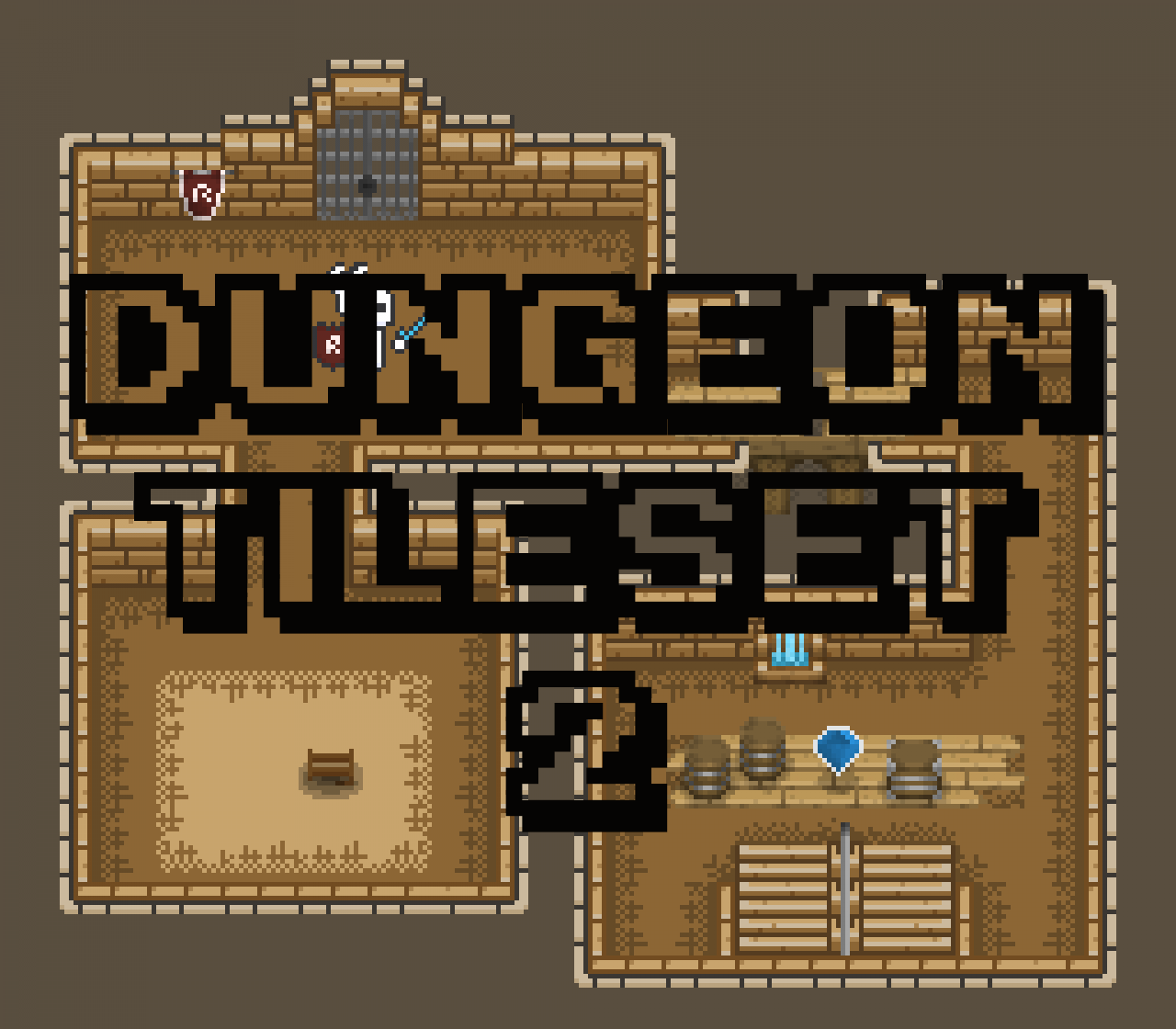 16x16 Top Down Dungeon Tileset 2! by SavvyCow