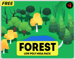 https://opengameart.org/content/low-poly-forest-pack