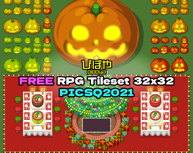 FREE RPG Tileset 32x32 PICSQ2021