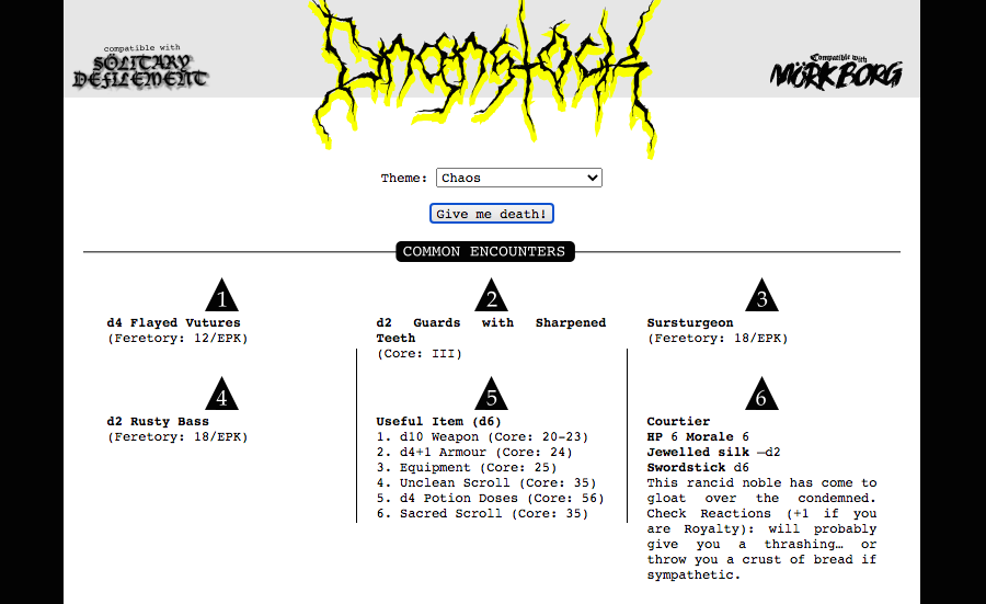 Cover image for DNGNSTOCK (for MÖRK BORG)