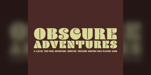 Cover image for Obscure Adventures 1.0
