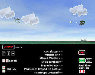 helicopter sea battle (TurnBased)