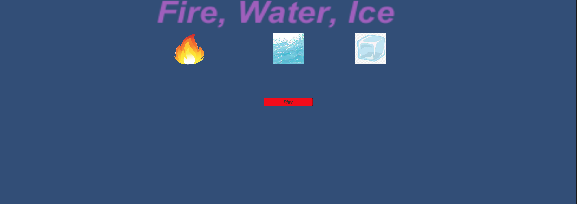 Fire, Water, Ice