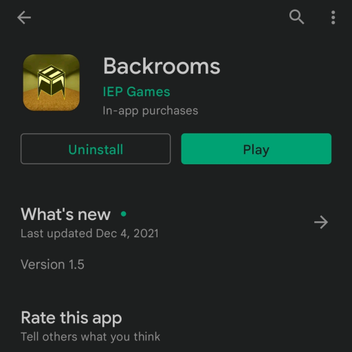 Backrooms – Apps on Google Play