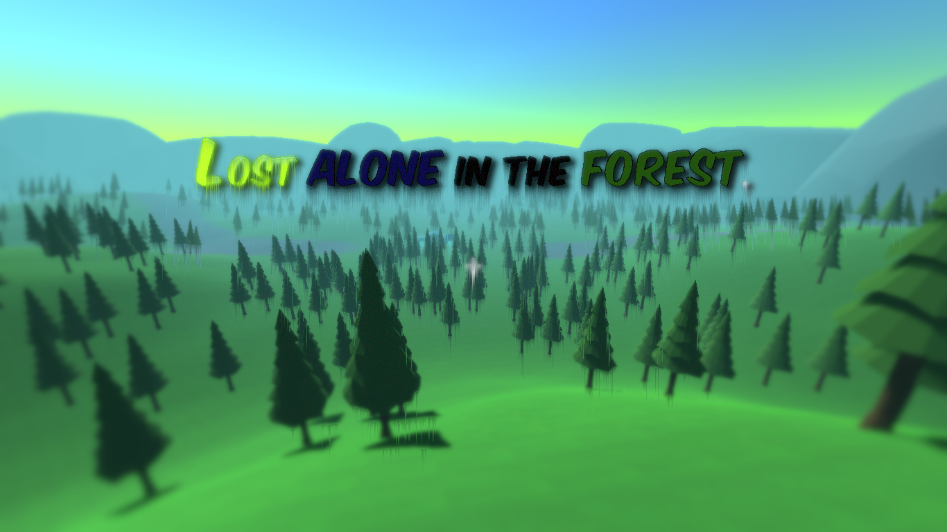 Lost Alone In The Forest.