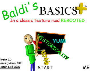 Baldi's Basics Plus Textures (0.3.7) by TheTopHattedStickman
