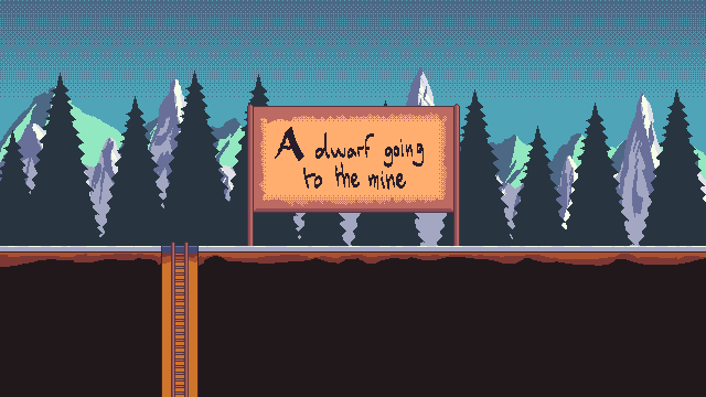 A Dwarf Going to the Mine