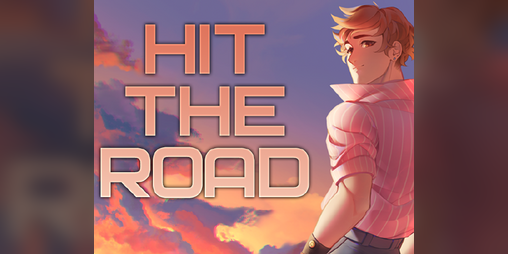 Cover image for Hit The Road: A BL / Yaoi Visual Novel