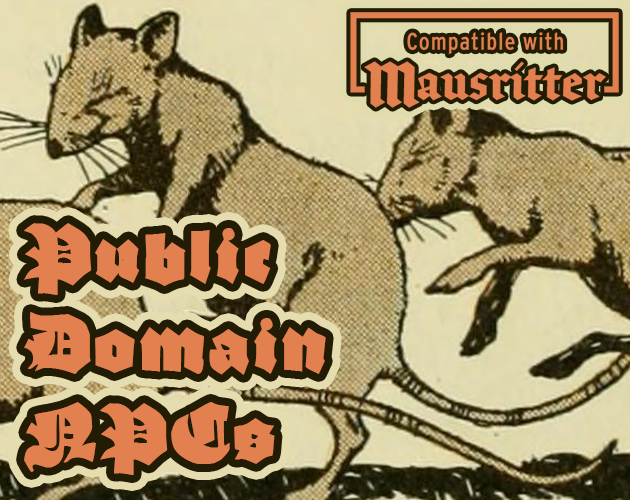 Cover image for Mausritter Public Domain NPCs