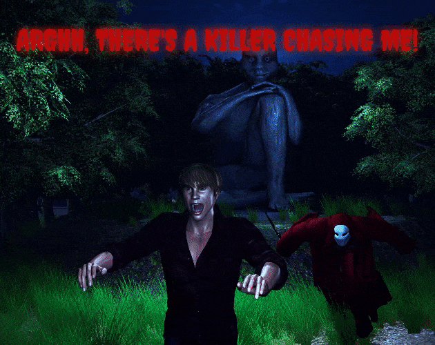 Cover image for ARGHH, there's a killer chasing me!