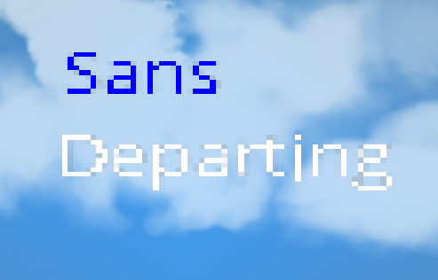 Sans Departing
