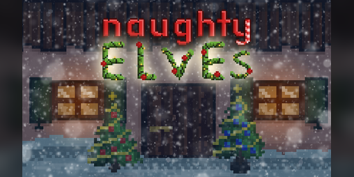 Cover image for Naughty Elves - Christmas puzzle game