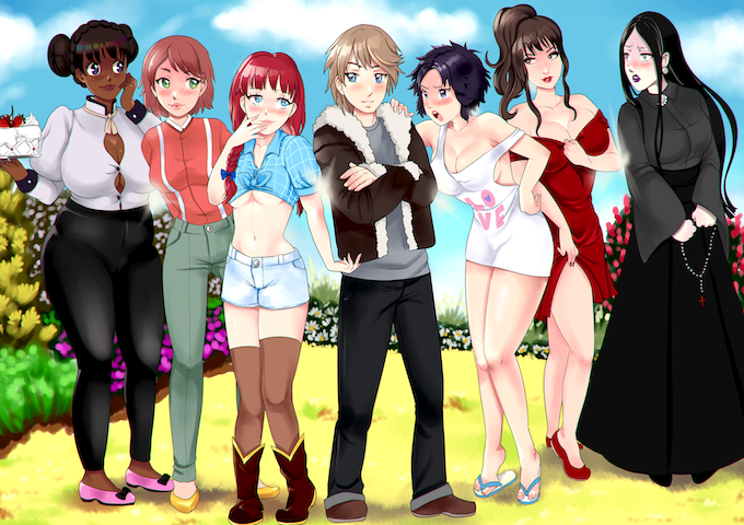 Cover art for Quest for the Dream Girl v7.0, an adult visual novel by slutguy