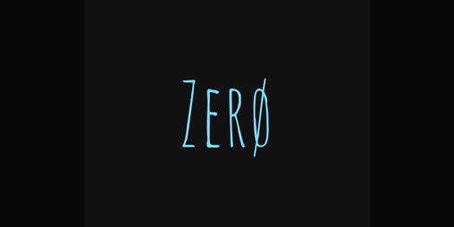 Cover image for Zero