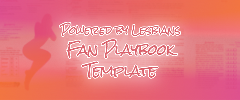 Powered by Lesbians Fan Playbook Template for Affinity Publisher