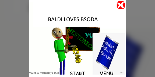 baldi swapped basics mod menu by Groovy Gamer