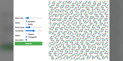 Cover image for Hitomezashi Stitch Patterns Generator